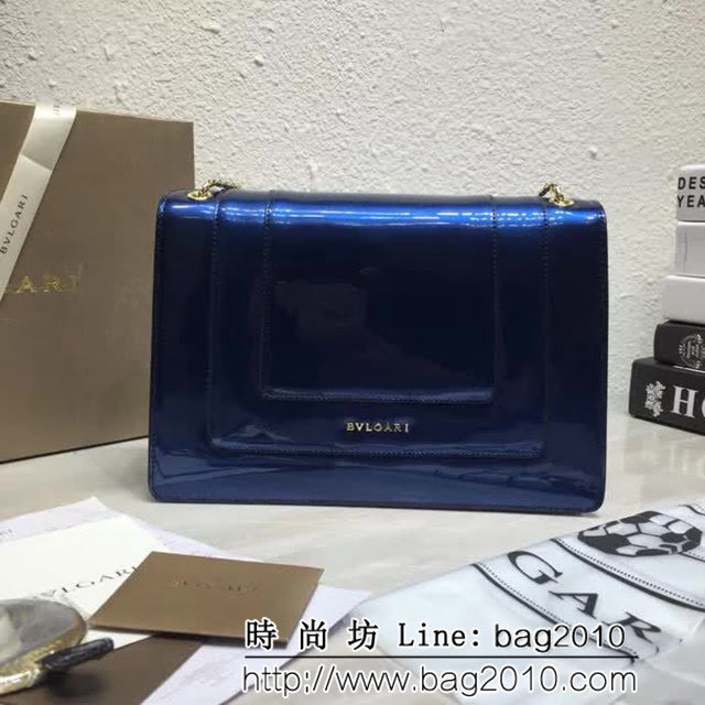 BVLGARI寶格麗 專櫃新品雙層蛇頭包 鏈條單肩斜挎包 B35106 FYD1053